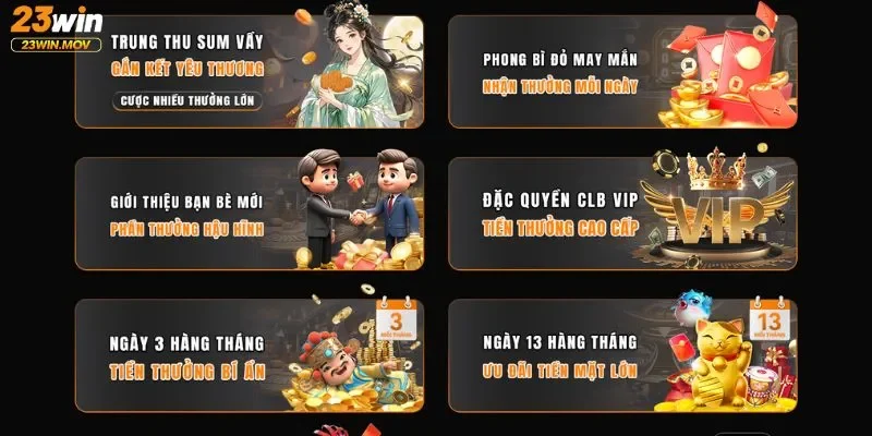 Khuyến mãi 23win 1 Ưu đãi đặc biệt dành cho thành viên mới tại 23WIN