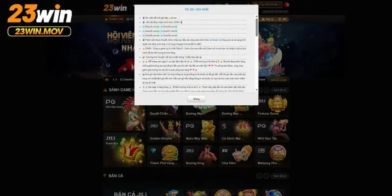 23win 29 23WIN hoạt động giấy phép minh bạch, rõ ràng