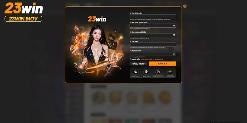 23win 27 Hướng dẫn quy trình vào chơi 23WIN dễ nhất