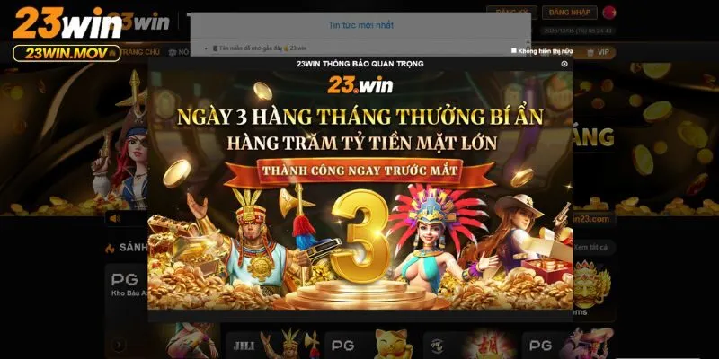 23win 26 Khuyến mãi siêu bùng nổ cùng 23win năm 2025